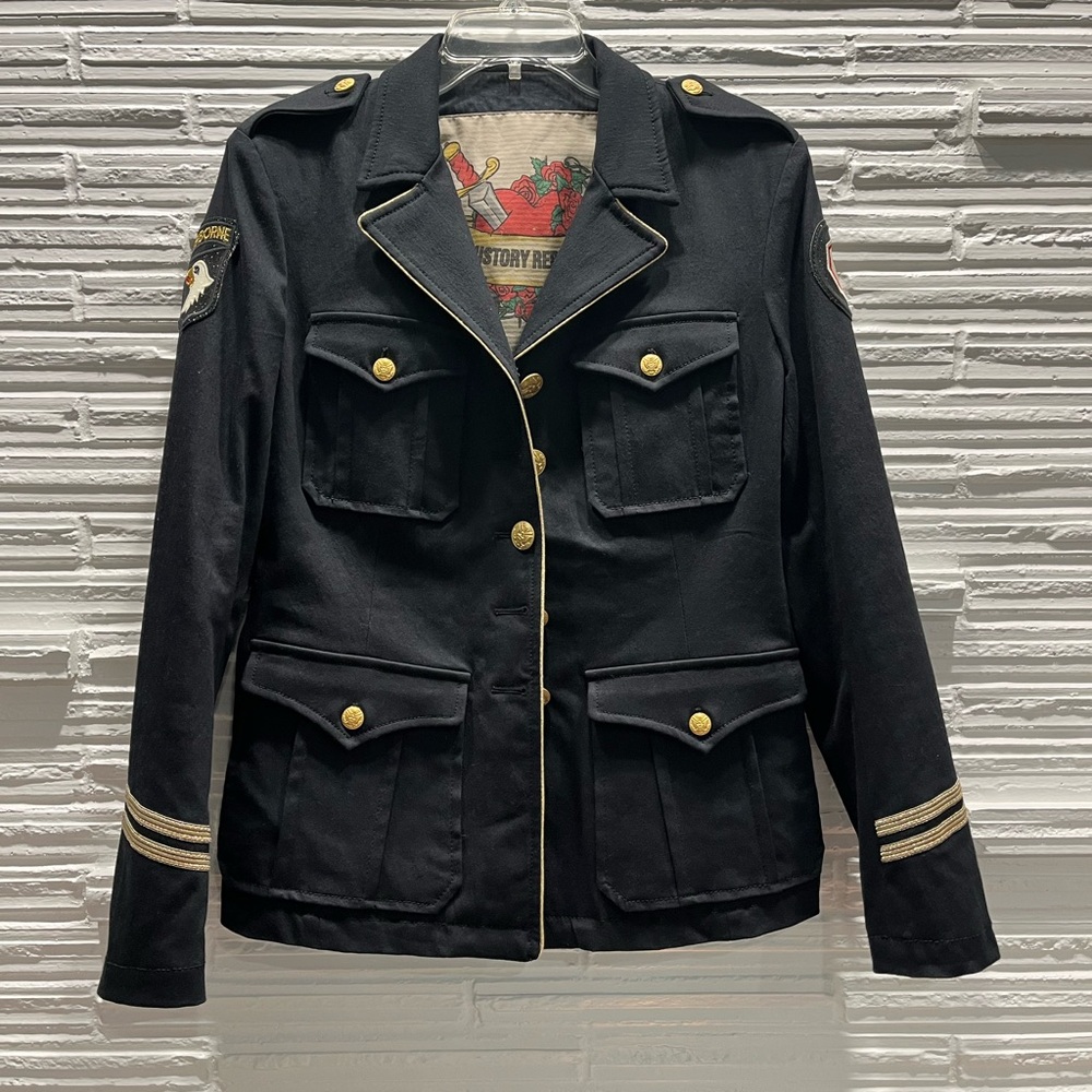 History Repeats Military inspired blazer